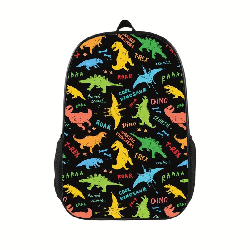 Casual Dinosaur Backpack Schoolbag Travel Bag
