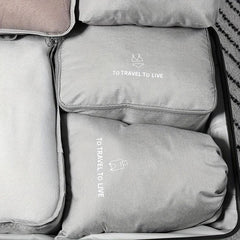 7pcs Travel Storage Bag Clothes Sorting Organizer Luggage Bag