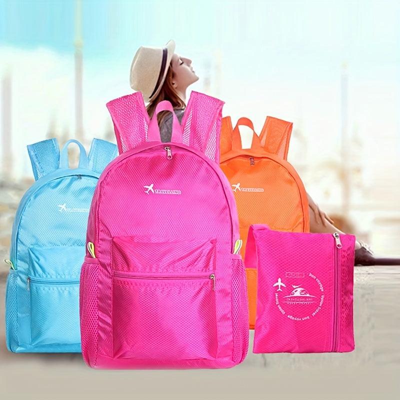 Nylon Folding High School Backpack