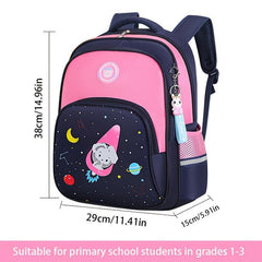 Large Capacity Student Backpack Primary School Bag Adjustable Shoulder Bag