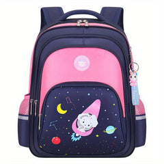 Large Capacity Student Backpack Primary School Bag Adjustable Shoulder Bag