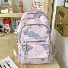Casual Bear Print School Bag Large Capacity Travel Backpack