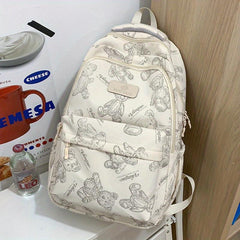 Forest Style School Bag Ins Large Capacity Backpack