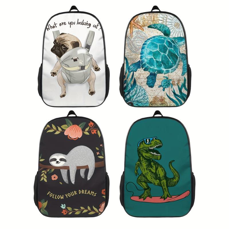 Cute Sloth Dinosaur Backpack for Kids 43 cm