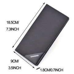 Men's Large Money Clip Soft Leather Wallet