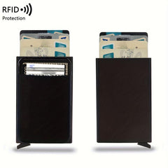 RFID Blocking Card Holder Automatic Pop-up Credit Card Holder