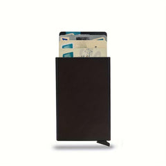RFID Blocking Card Holder Automatic Pop-up Credit Card Holder