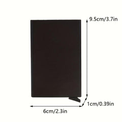 RFID Blocking Card Holder Automatic Pop-up Credit Card Holder