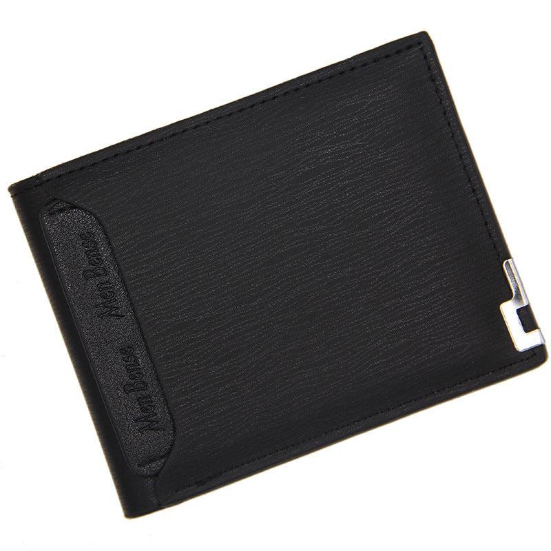 Men's Leather Money Clip Wallet ID Window Card Holder