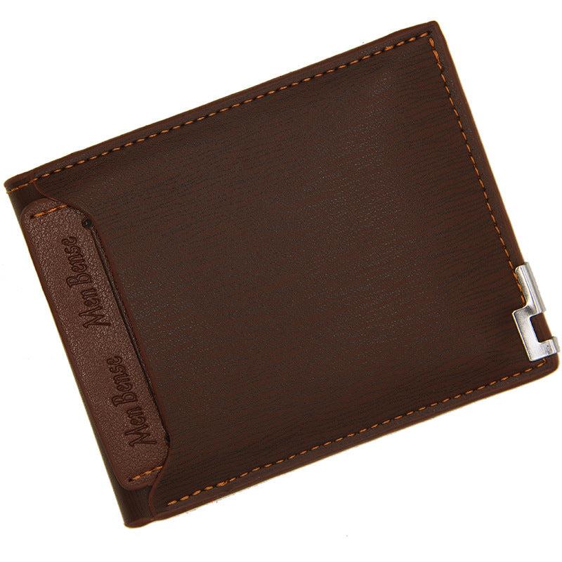 Men's Leather Money Clip Wallet ID Window Card Holder