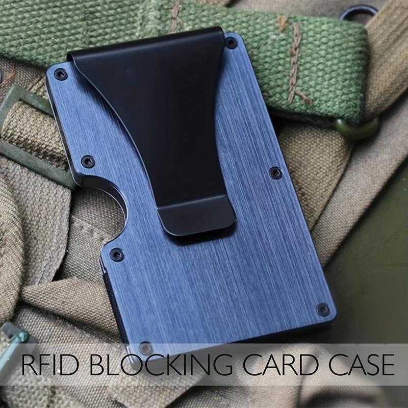 RFID Blocking Alum Card Holder Wallet Money Clip