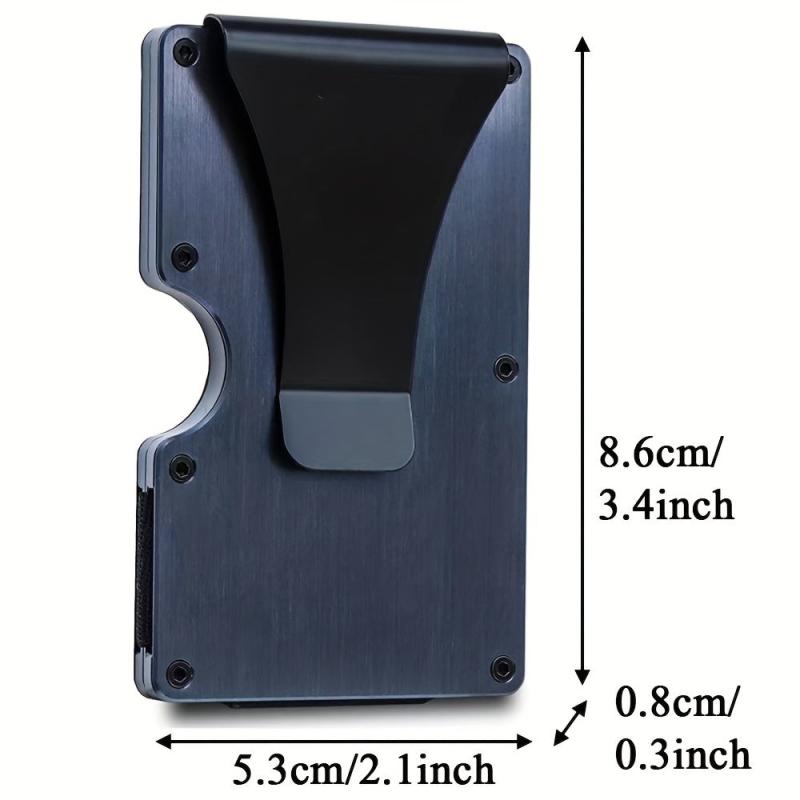 RFID Blocking Alum Card Holder Wallet Money Clip
