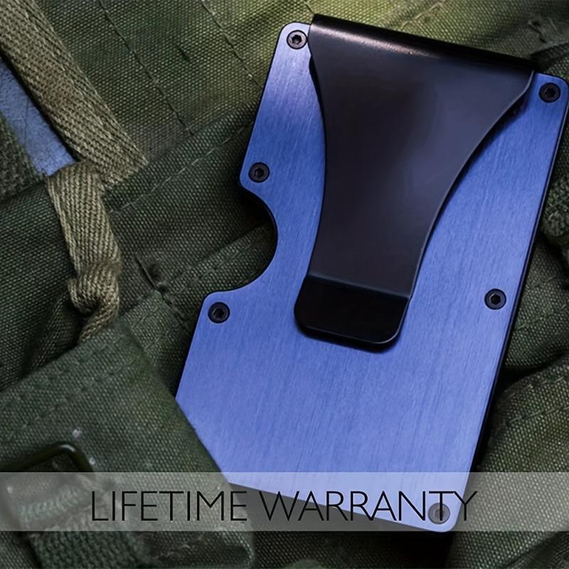 RFID Blocking Alum Card Holder Wallet Money Clip