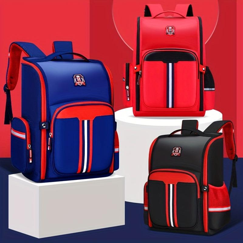 Children's Schoolbag Elementary Solid Backpack Students Backpack