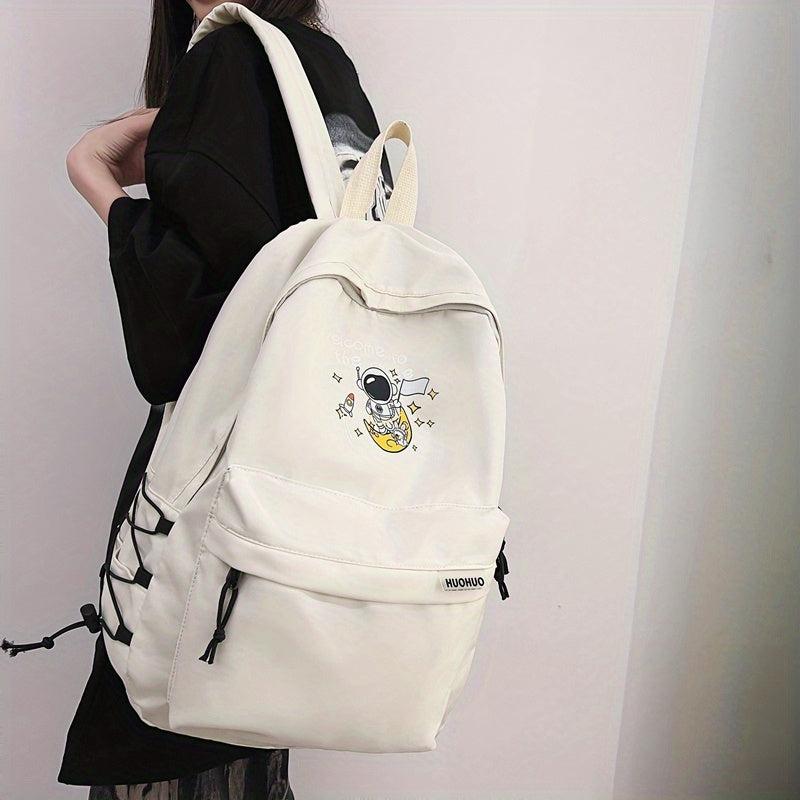 Casual College High School Student Backpack Male Travel Backpack Female