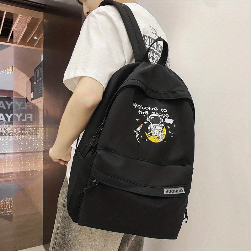 Casual College High School Student Backpack Male Travel Backpack Female