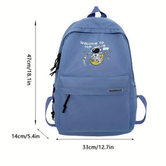 Casual College High School Student Backpack Male Travel Backpack Female