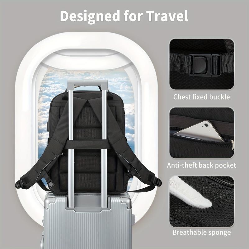 Casual Waterproof Business Computer Backpack Student School Bag