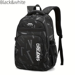 Large Laptop Backpack with Luggage Strap