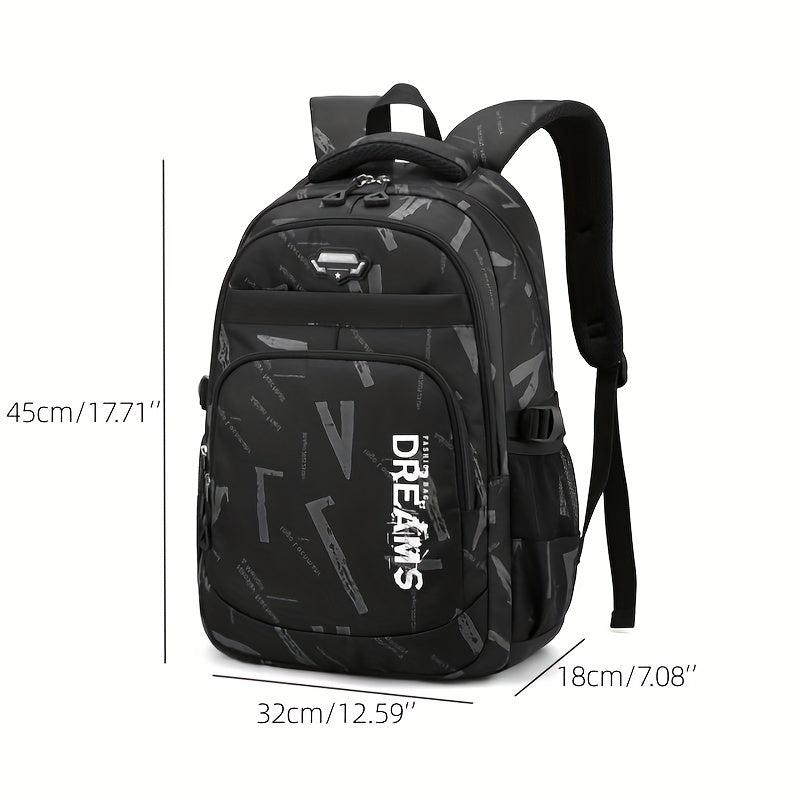 Large Laptop Backpack with Luggage Strap