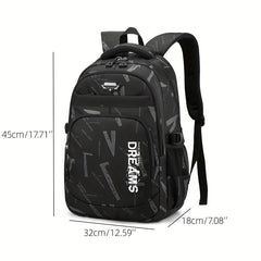 Large Laptop Backpack with Luggage Strap