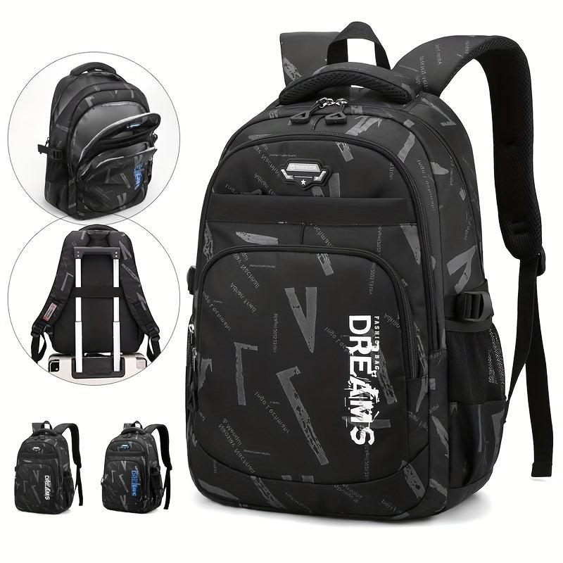 Large Laptop Backpack with Luggage Strap
