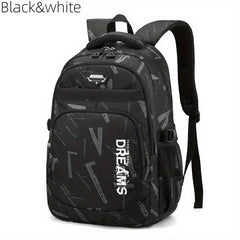 Large Laptop Backpack with Luggage Strap