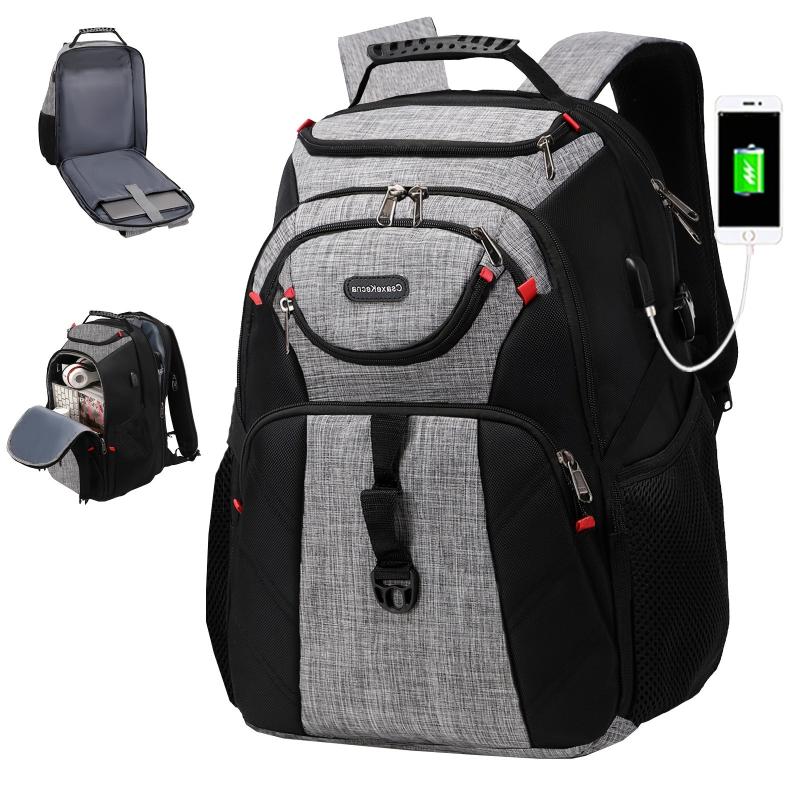 Large Capacity Backpack With USB Charging Compartment