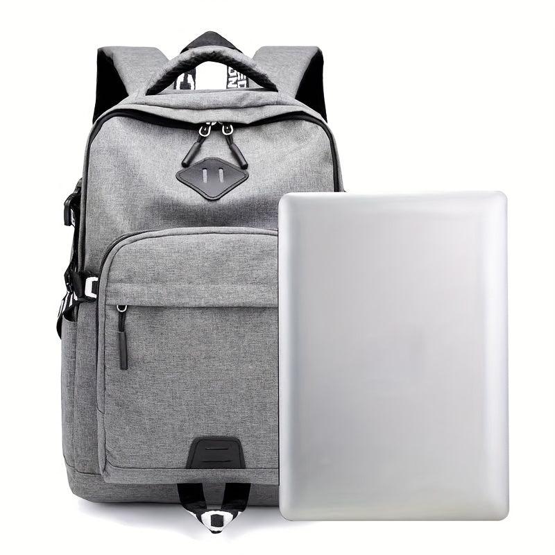 Classic Travel Backpack USB Charging Port Work Backpack Large College Gift