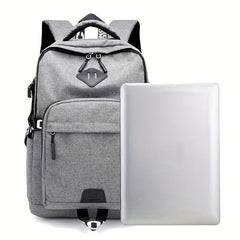 Classic Travel Backpack USB Charging Port Work Backpack Large College Gift