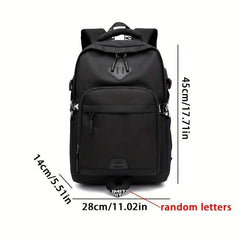 Classic Travel Backpack USB Charging Port Work Backpack Large College Gift