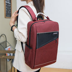 Men's Business Laptop Backpack with USB Charging Port