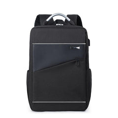 Men's Business Laptop Backpack with USB Charging Port