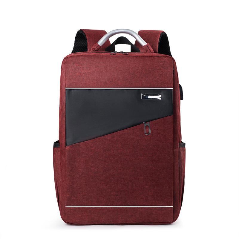 Men's Business Laptop Backpack with USB Charging Port