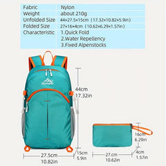 Ultralight Folding Sports Backpack Large Capacity Waterproof