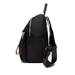 Oxford Cloth Backpack With Bear Pendant for Women