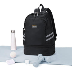 Men's Travel Backpack with Shoes Compartment & Wet Pocket