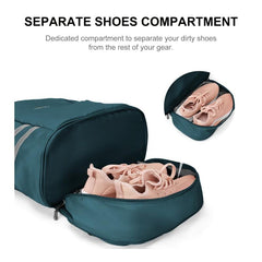 Men's Travel Backpack with Shoes Compartment & Wet Pocket