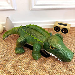 Children's Cartoon Crocodile Backpack - Colorful School Bag