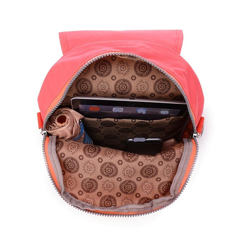 Casual Nylon Backpack for Daily Commuting