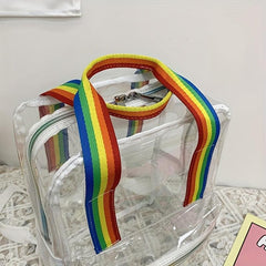 Transparent Waterproof Backpack Large Capacity Bag