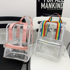 Transparent Waterproof Backpack Large Capacity Bag