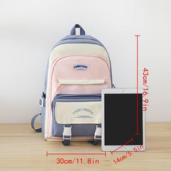 5pcs Versatile Student Backpack