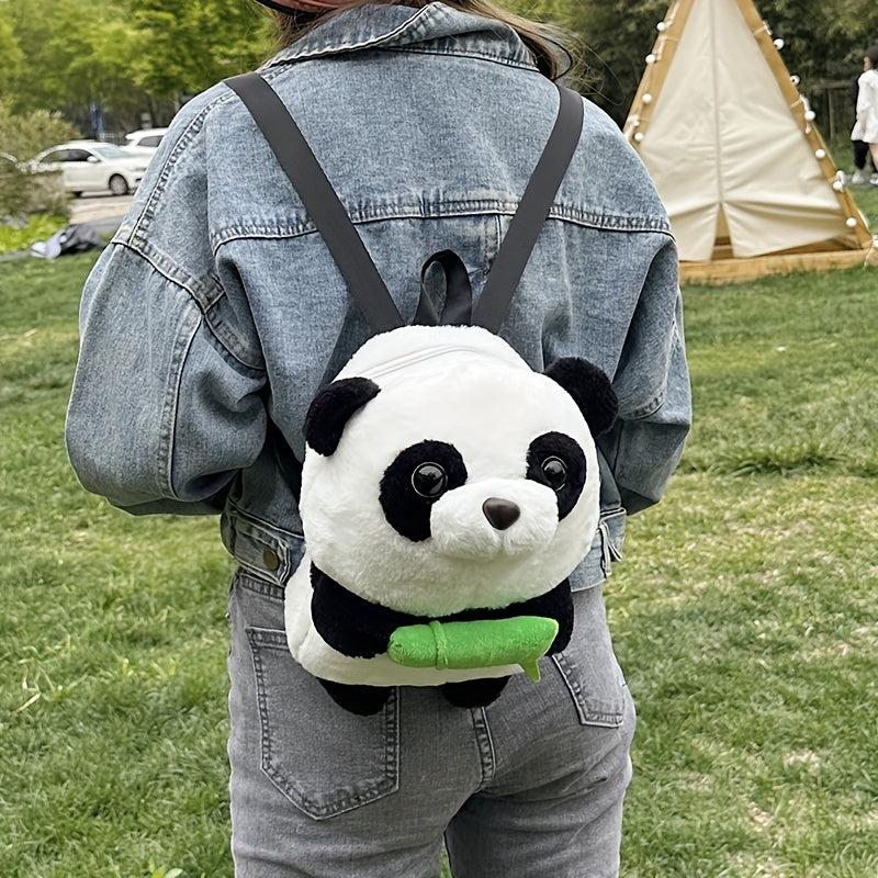Casual Plush Panda Backpack Animal Backpack