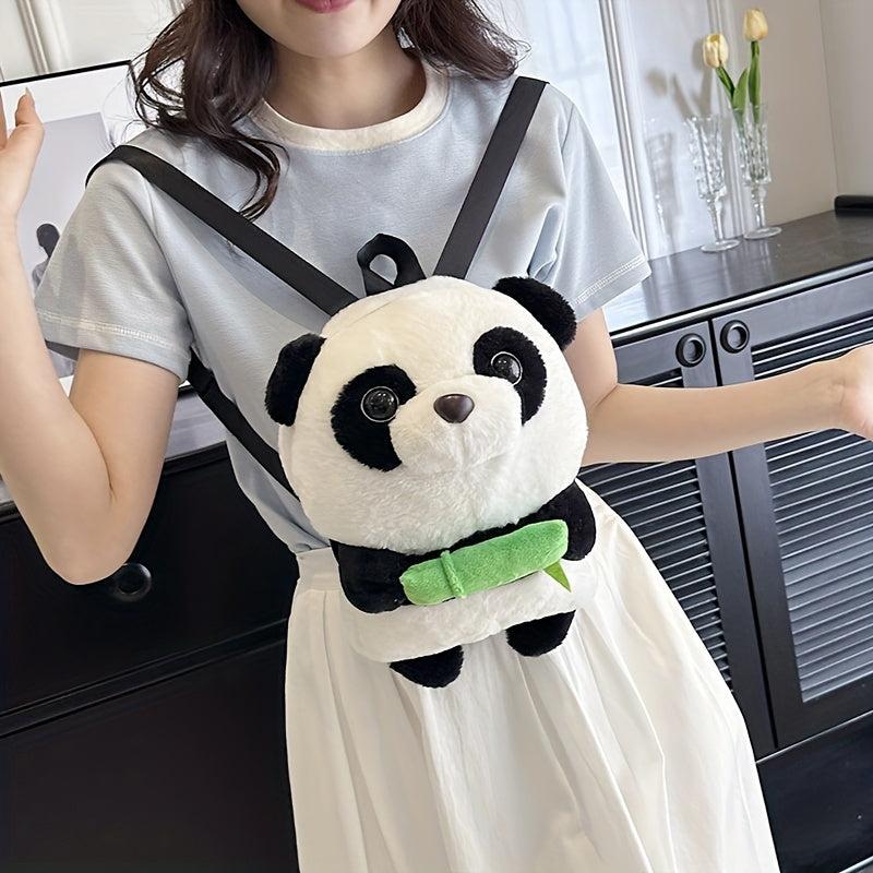 Casual Plush Panda Backpack Animal Backpack