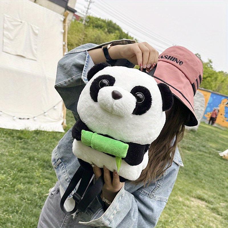 Casual Plush Panda Backpack Animal Backpack