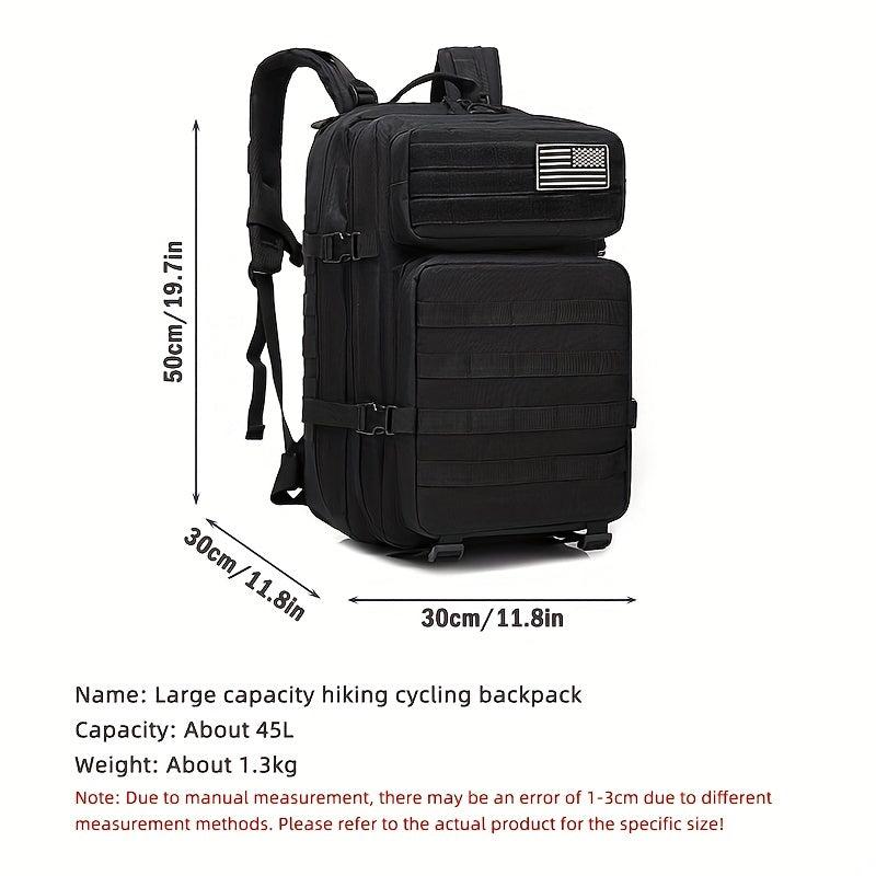 Large Capacity Backpack Camping Travel Sports Outdoor Tactical Backpack