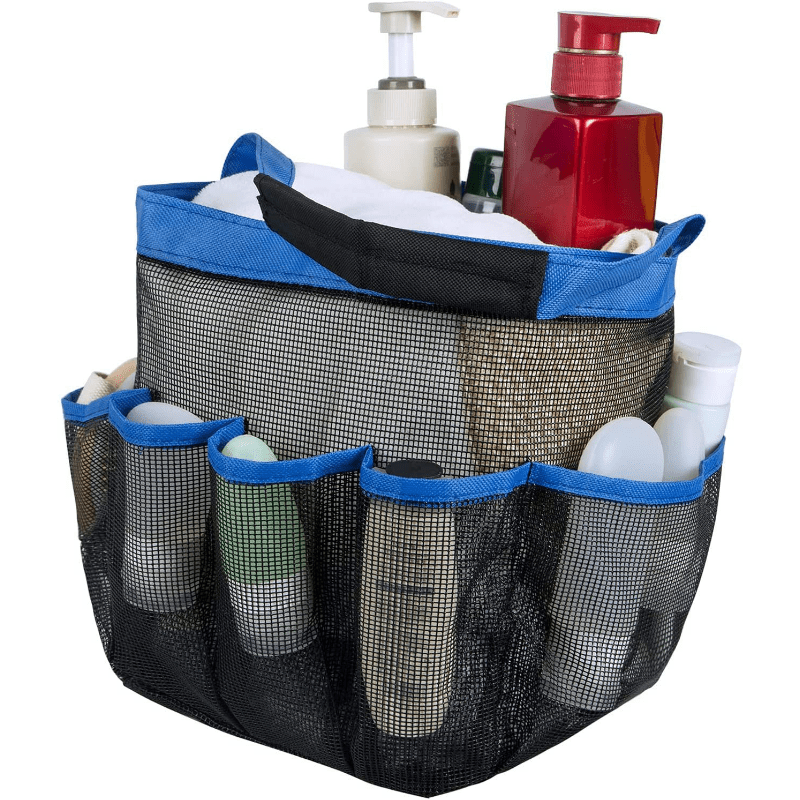 One Handed Beach Bag Mesh Wash Bag Fitness Bath Bag Travel Portable Storage