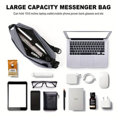 Functional Messenger Bag Crossbody Bag Men's Single Shoulder Bag