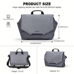 Functional Messenger Bag Crossbody Bag Men's Single Shoulder Bag
